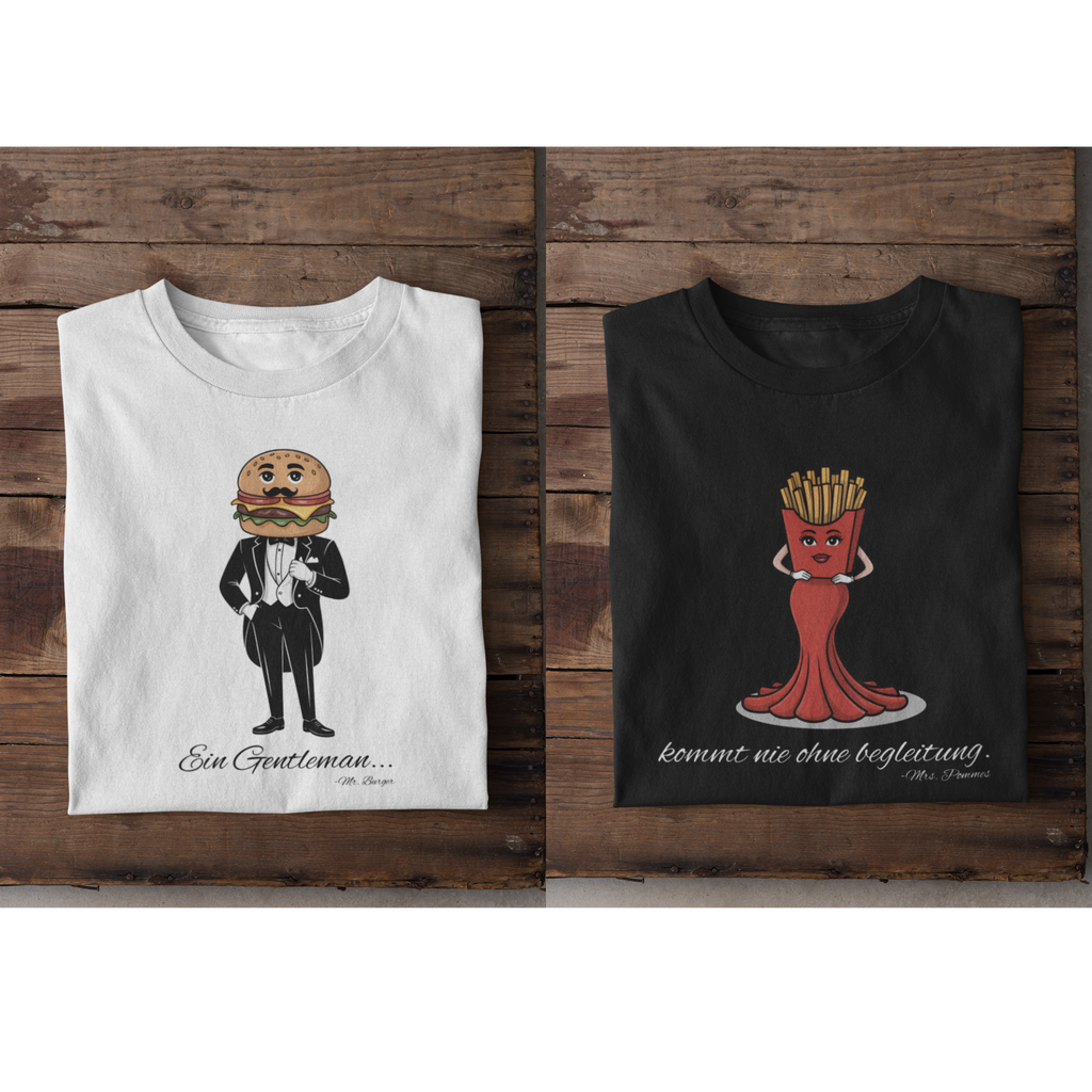 Mr. Burger & Mrs. Pommes Pärchen-Set Perfekte Kombi