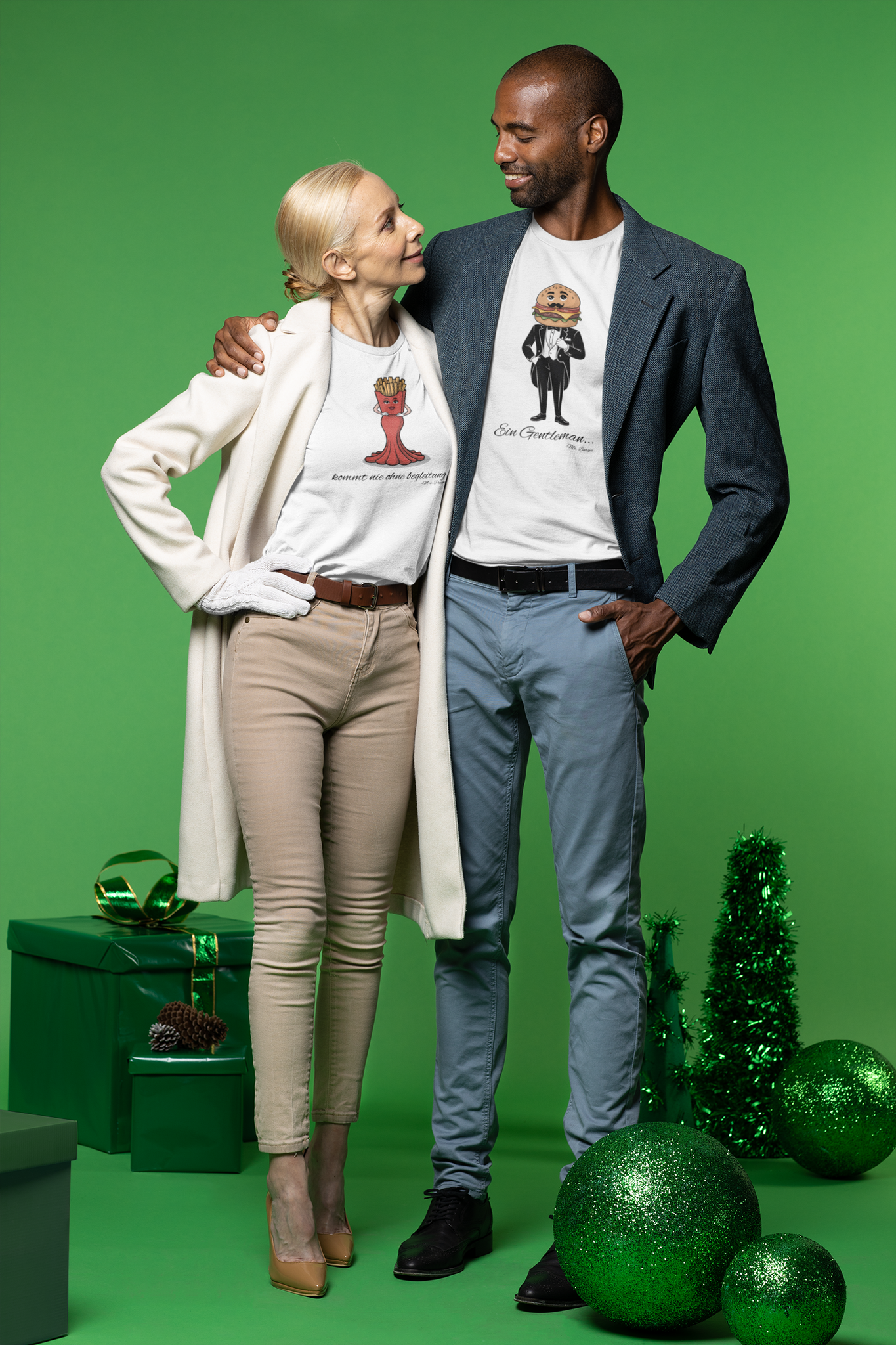 Mr. Burger & Mrs. Pommes Pärchen-Set Perfekte Kombi